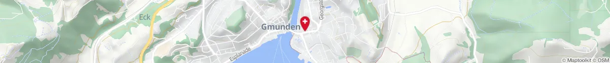 Kartendarstellung des Standorts für Salzkammergut-Apotheke in 4810 Gmunden